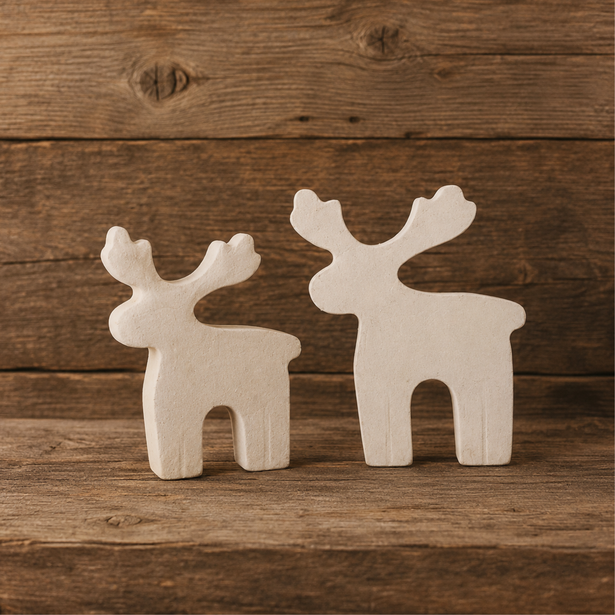 Moose Family | Set of 3 Concrete Statues
