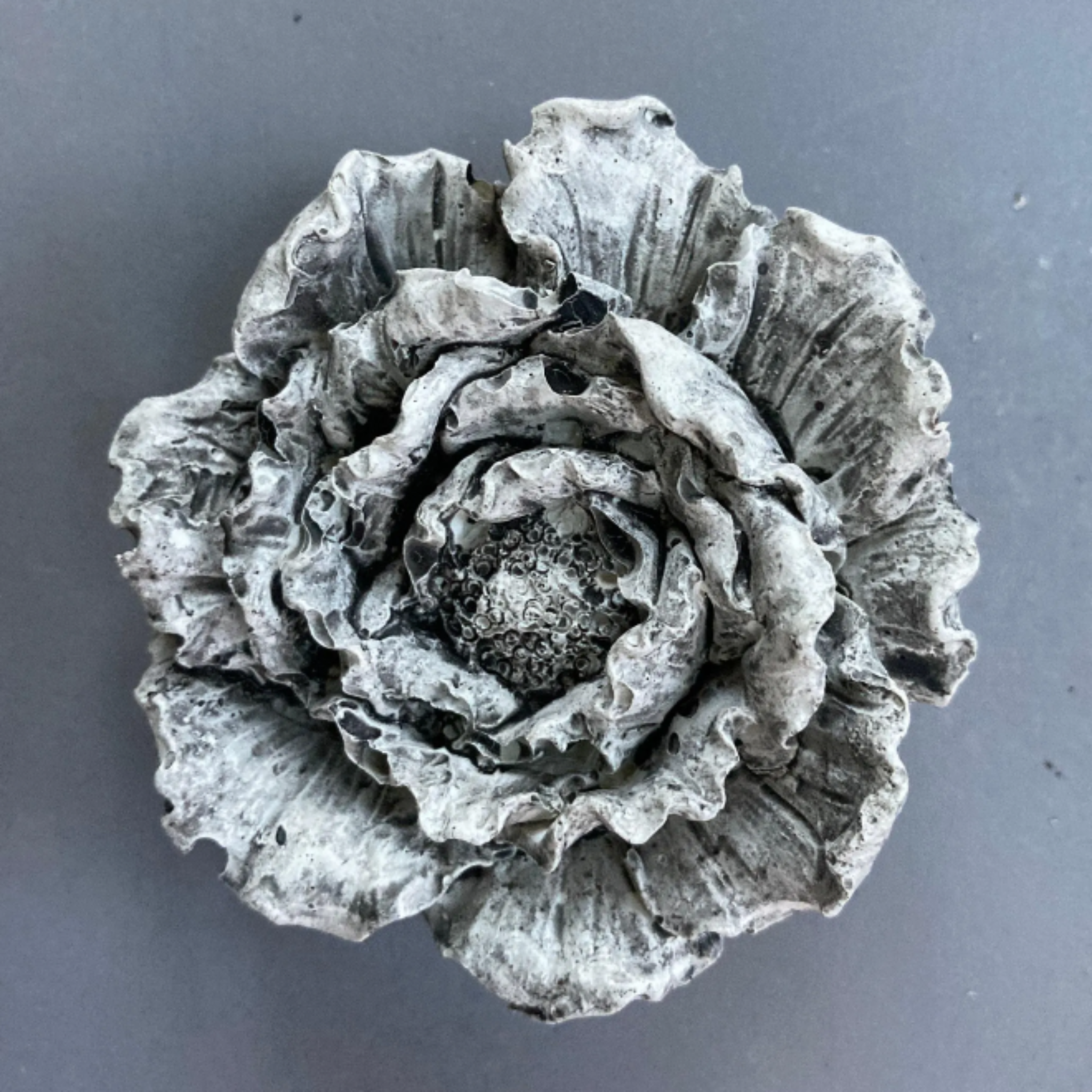 Concrete Wall Flowers | Faux Flowers Hanging