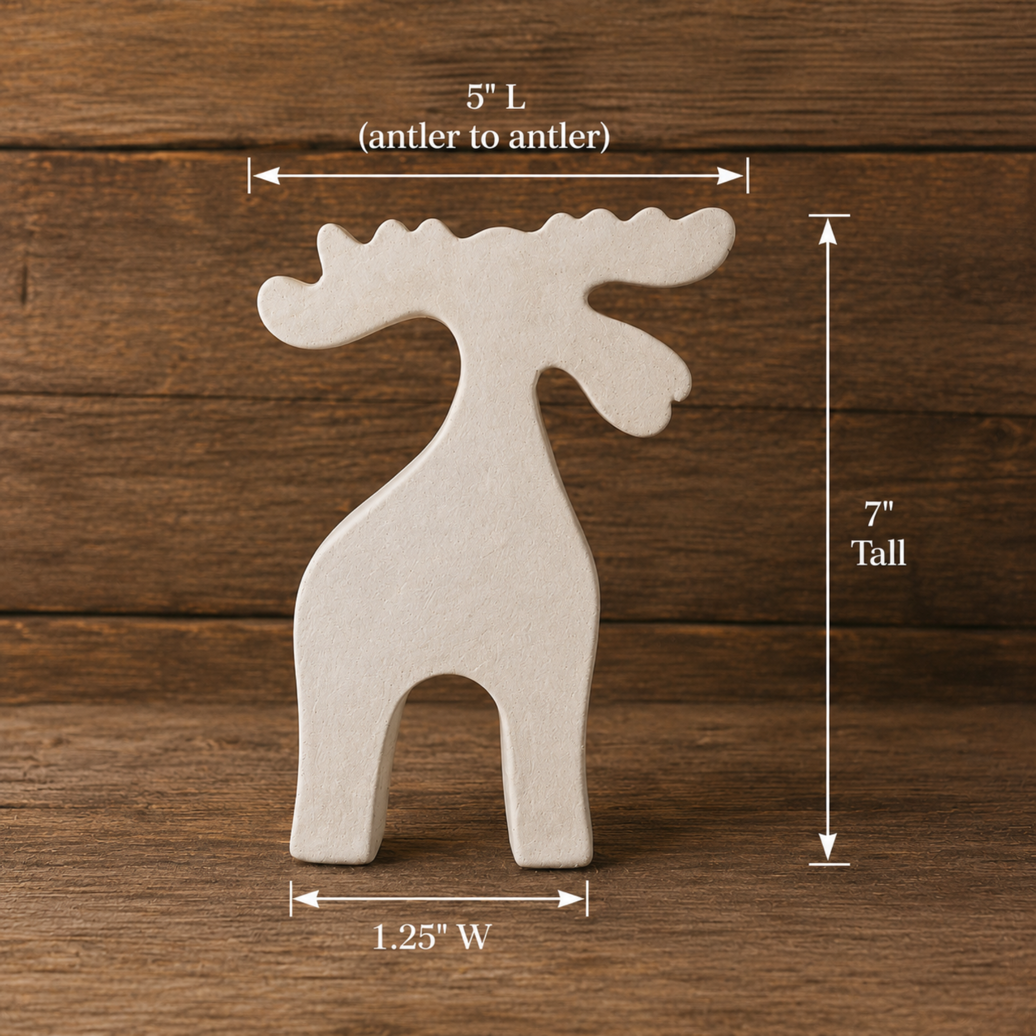 Moose Family | Set of 3 Concrete Statues