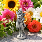 Bashful Fairy Statue | Concrete fairy Garden Statues