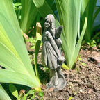 Bashful Fairy Statue | Concrete fairy Garden Statues