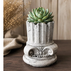 Vintage Column Pillar Succulent Planter | 2 Inch Small Pot