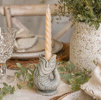 Fish TaperCandle Holder | Carp or Koi Concrete Candle Votive