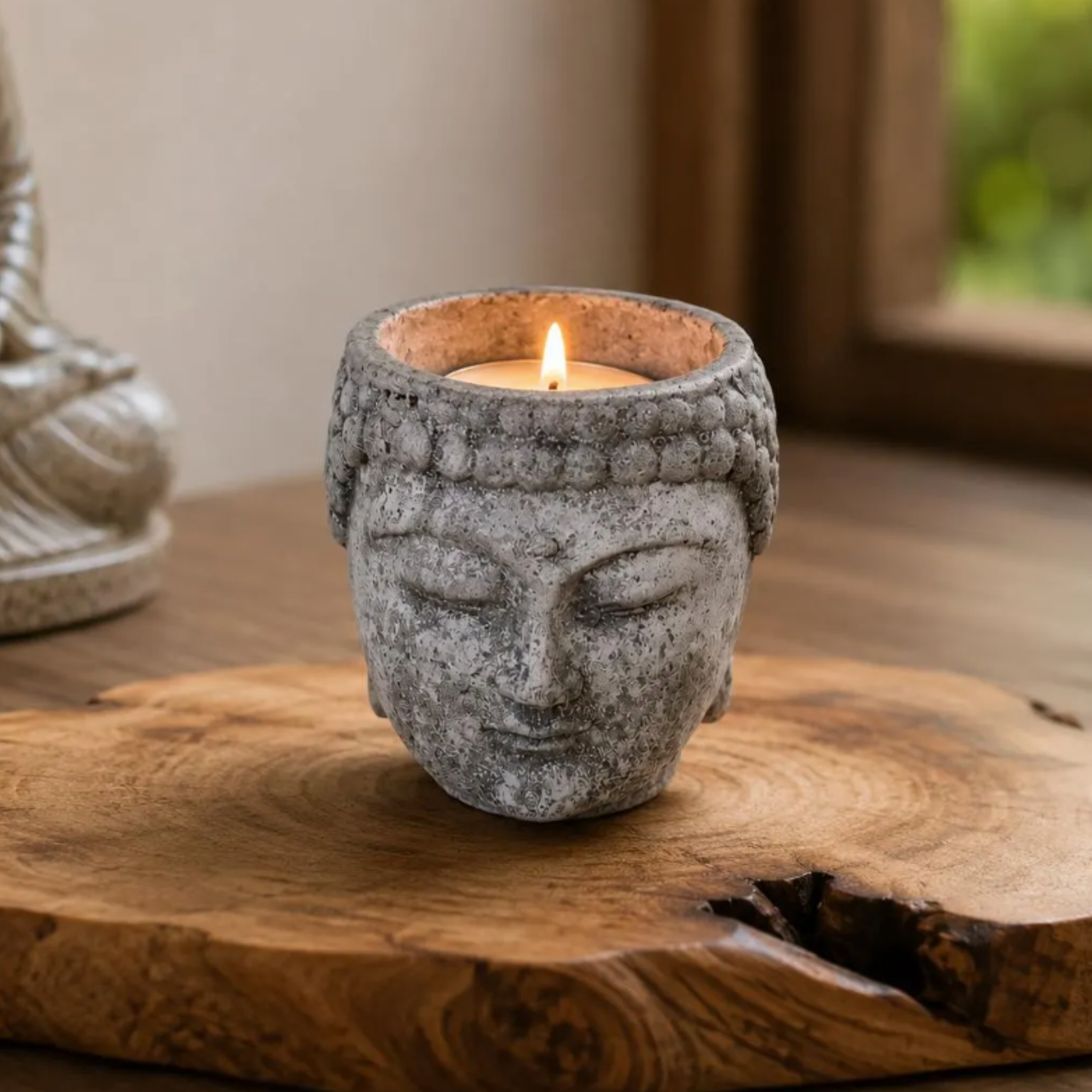Buddha Head Planter | Succulent Planter 2.75 Inch Pot