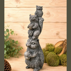 Woodland Creatures Stacked | Squirrel Owl Hedgehog