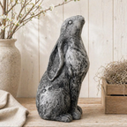 Moon-Gazing Bunny Rabbit Statue | Hare Sculpture