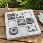 Concrete Tic Tac Toe Board | Outdoor Games | Rustic Decor