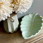 Concrete Leaf Tray | Colorful Trinket Tray Jewelry Organizer