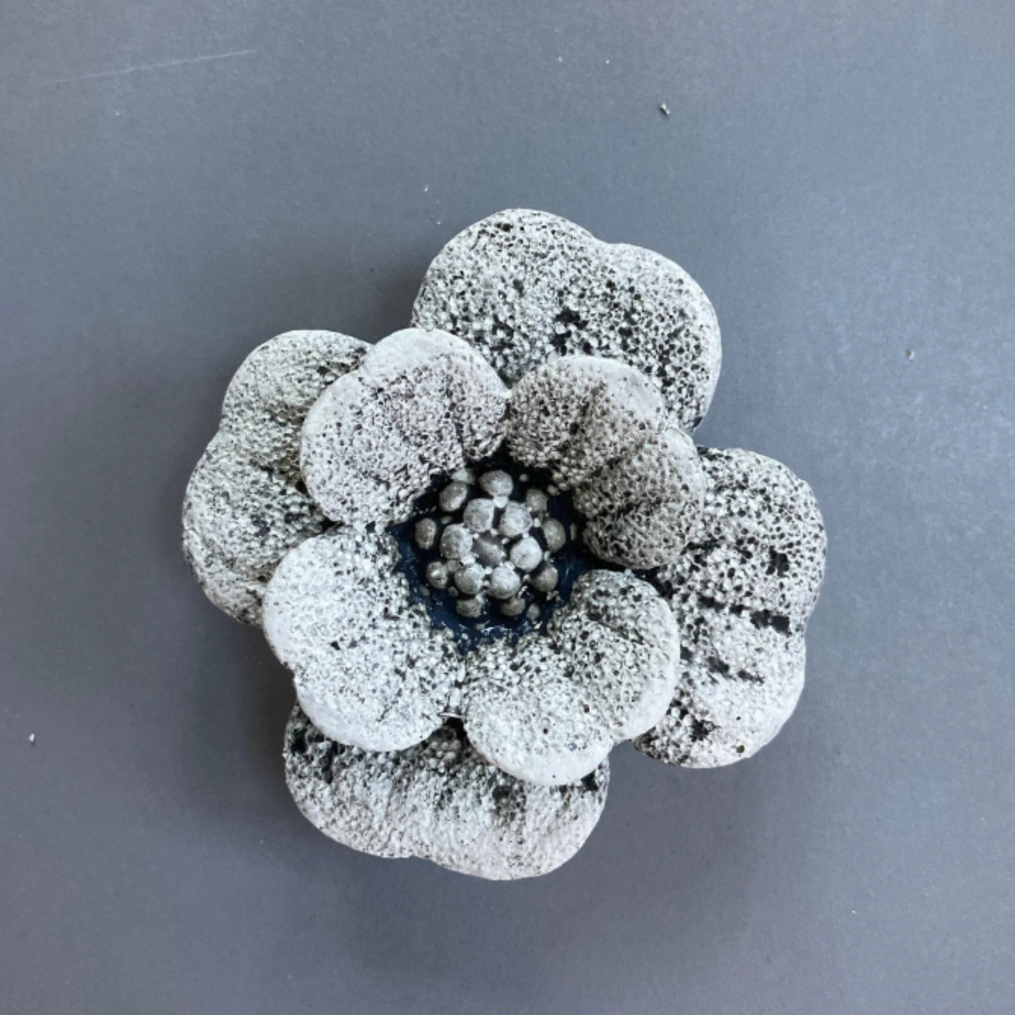 Concrete Wall Flowers | Faux Flowers Hanging