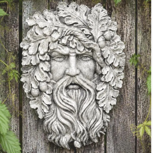 Acorn Greenman Garden Plaque