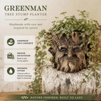 Woodland Greenman Tree Planter 4 Inch Pot
