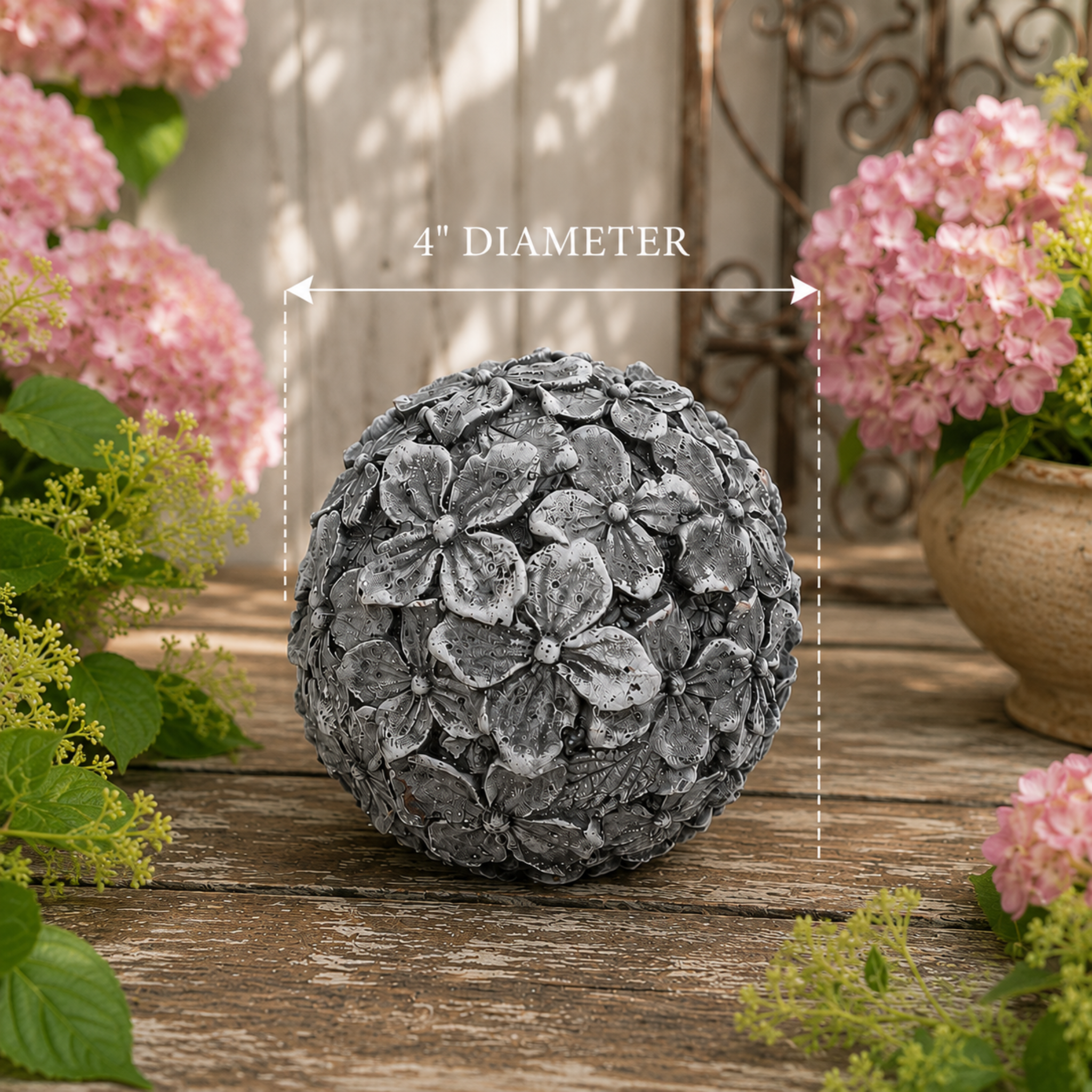 Hydrangea Garden Ball | Dogwood Garden Orb
