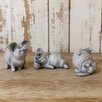 Miniature Pig Statues: Three Little Pigs