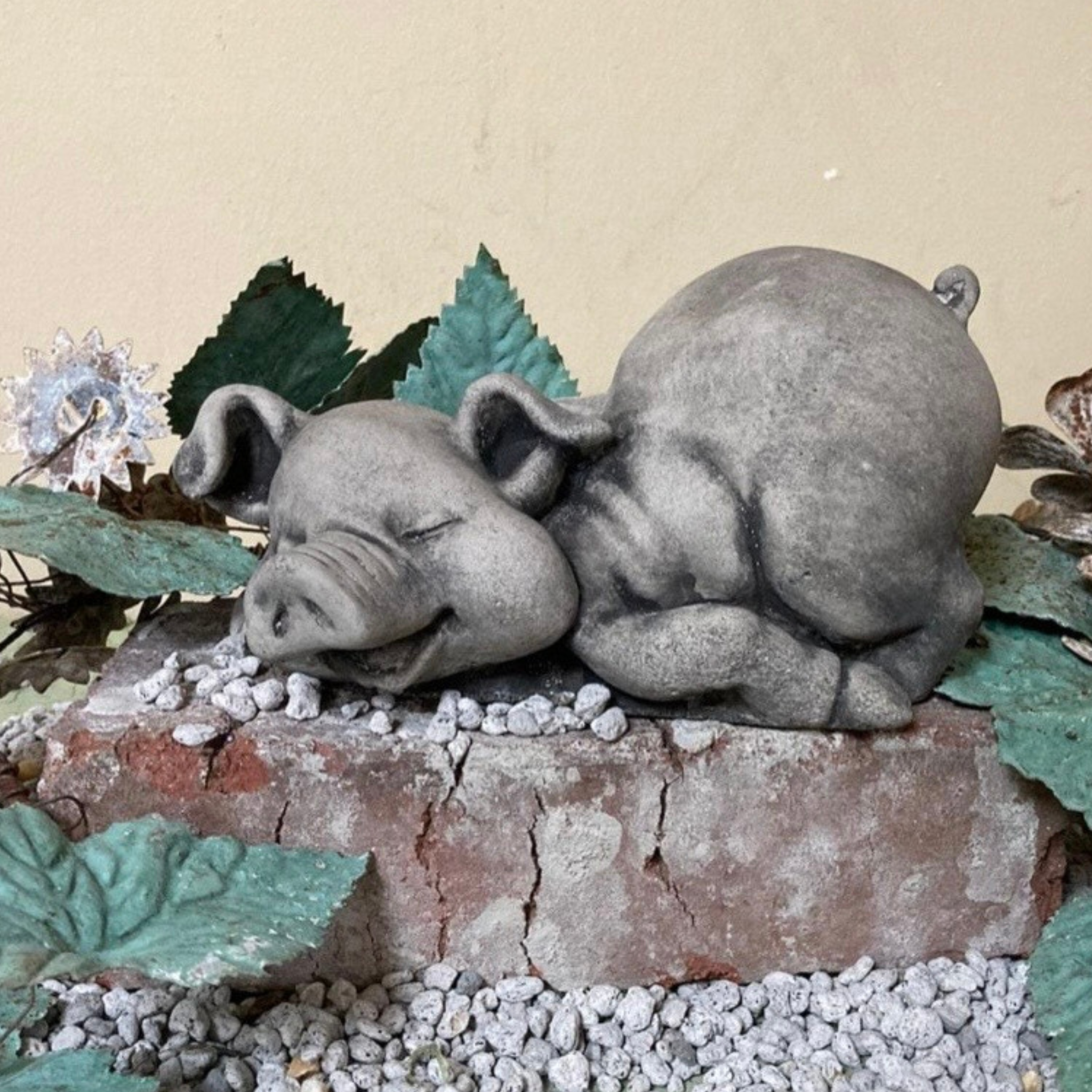 Happy Pig Statue