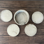 Concrete Coasters with Holder