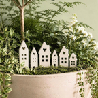 Concrete Houses with Hearts: DIY Village Decor