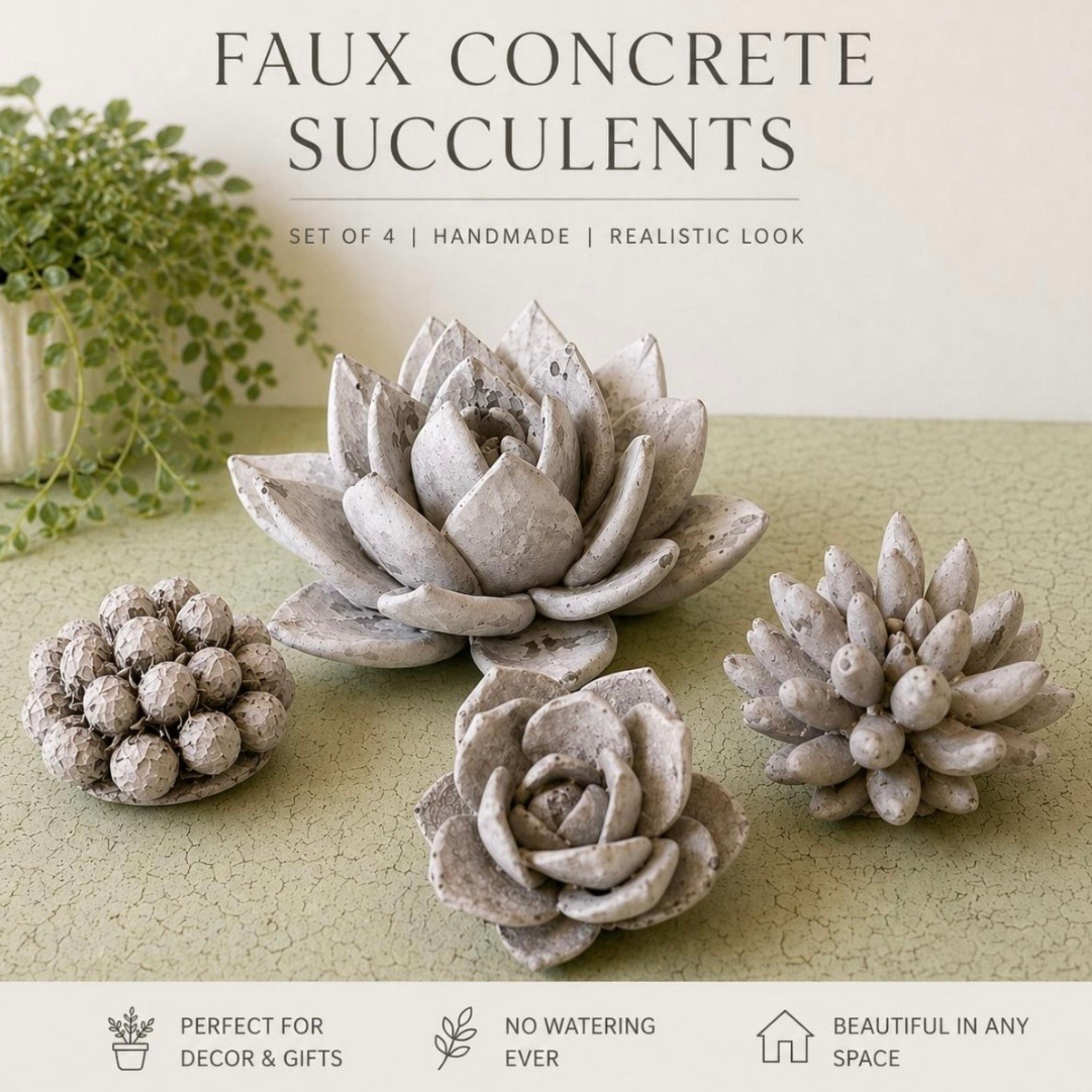 Faux Succulents