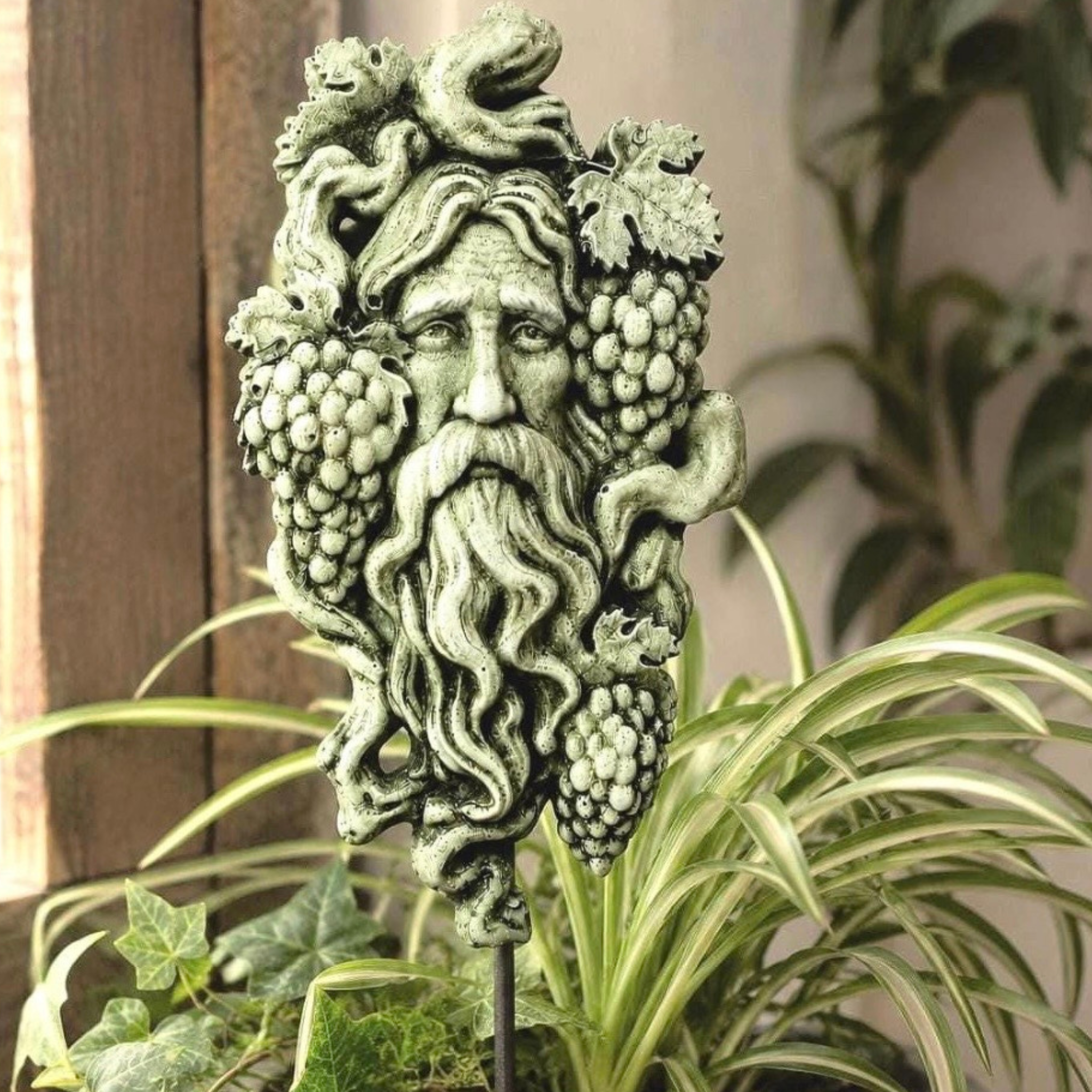 Grapevine Greenman Garden Plaque Hanging Decor