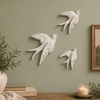 Concrete Wall Swallows | Bird Hanging Statues