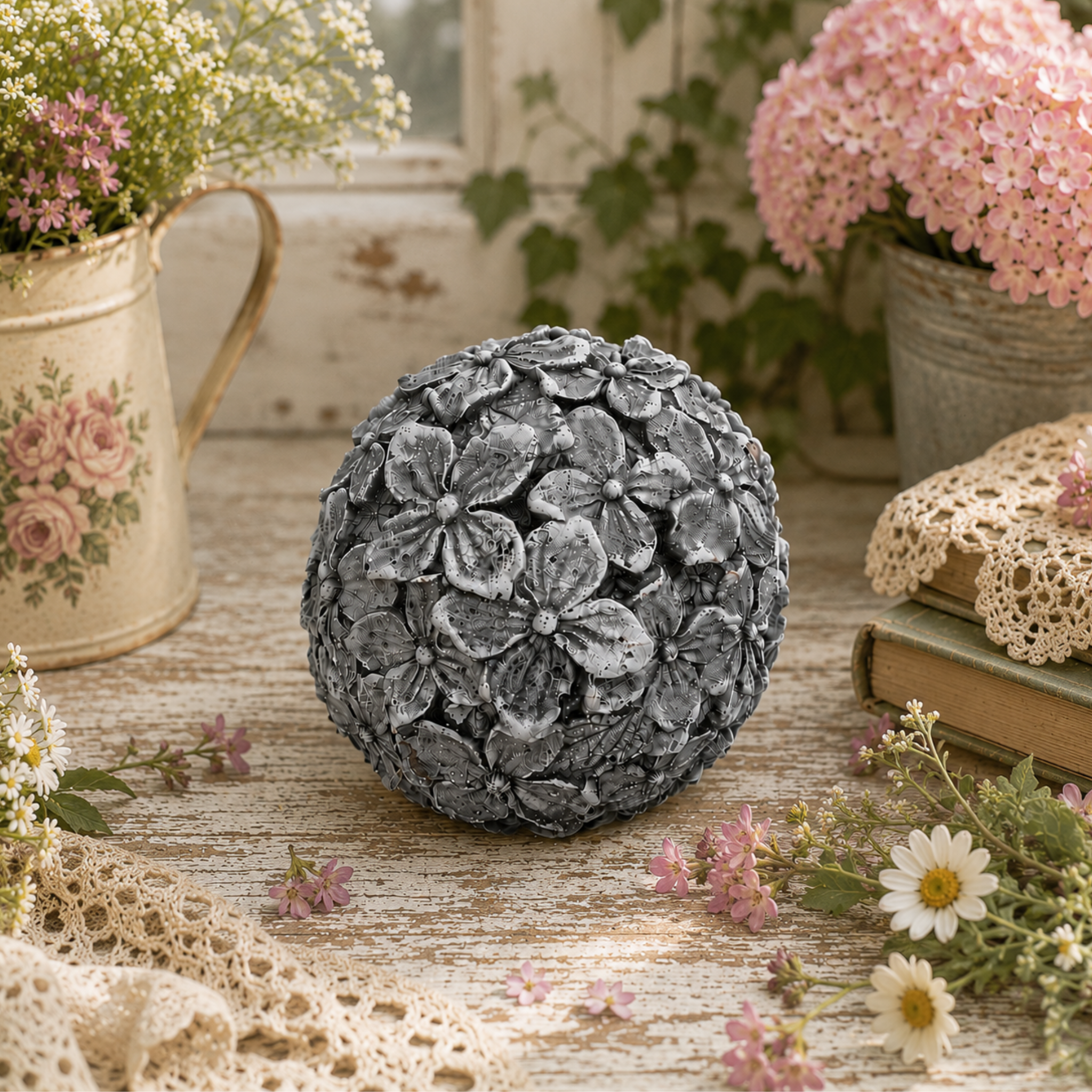 Hydrangea Garden Ball | Dogwood Garden Orb