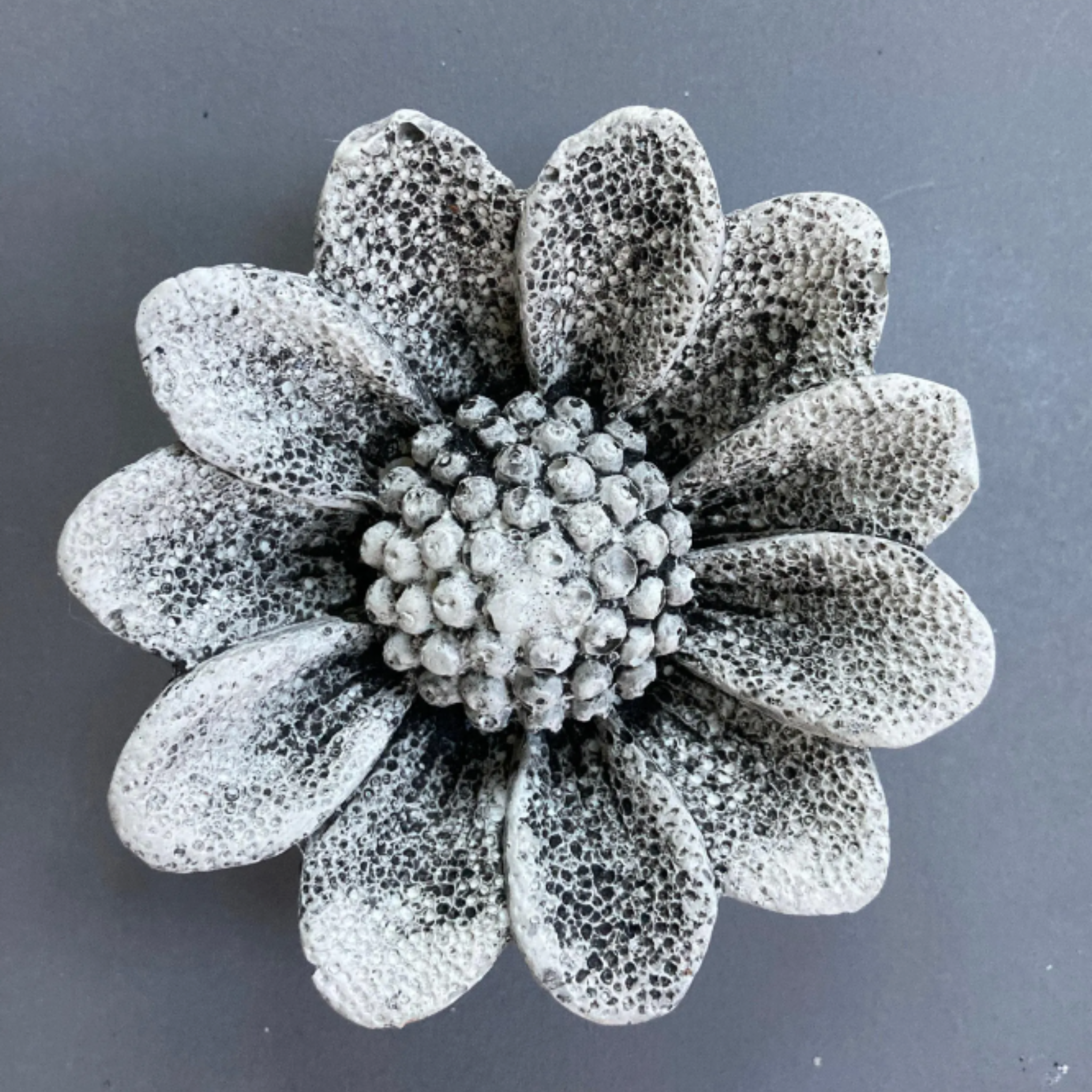 Concrete Wall Flowers | Faux Flowers Hanging
