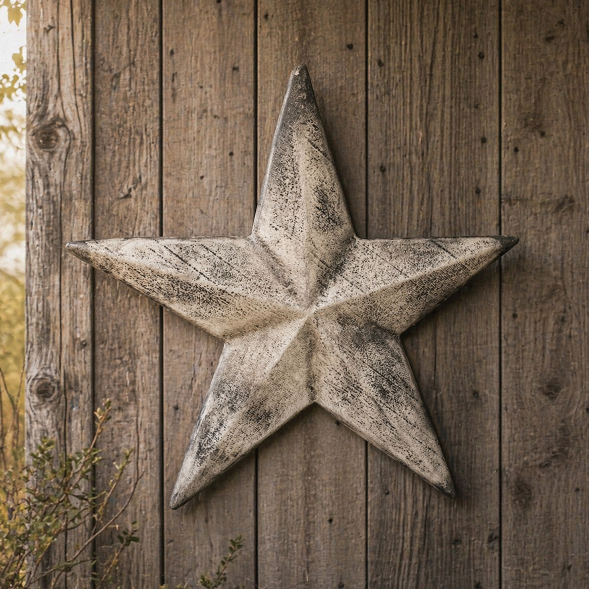 Large Concrete Barn Star