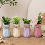 Diamond Rippled Bud Vase | Pencil Cup | Storage Cup