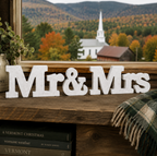 Mr & Mrs Concrete Wedding Sign | Handcrafted Wedding Decor | Vermont Concrete | Mrs & Mrs | Mr & Mr