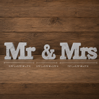 Mr & Mrs Concrete Wedding Sign | Handcrafted Wedding Decor | Vermont Concrete | Mrs & Mrs | Mr & Mr