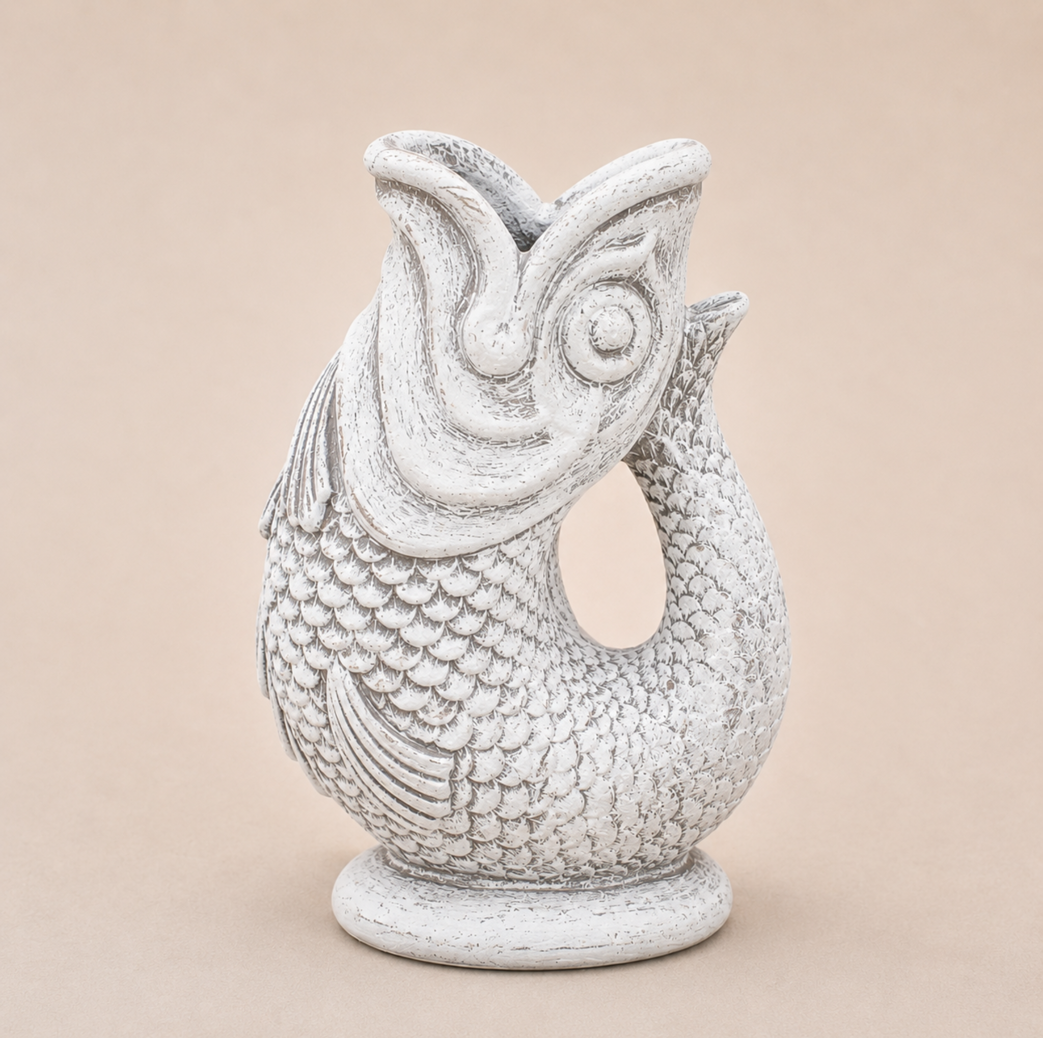 Fish TaperCandle Holder | Carp or Koi Concrete Candle Votive