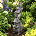 Woodland Creatures Stacked | Squirrel Owl Hedgehog